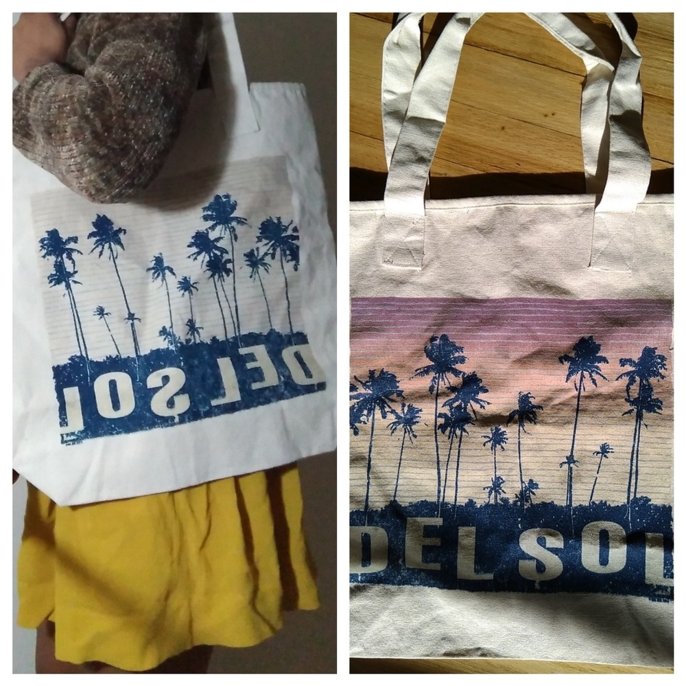 Del Sol color changing cotton bag